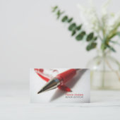 書籍編集の作家小説家詩人ジャーナリストブログ 名刺 (スタンド正面)