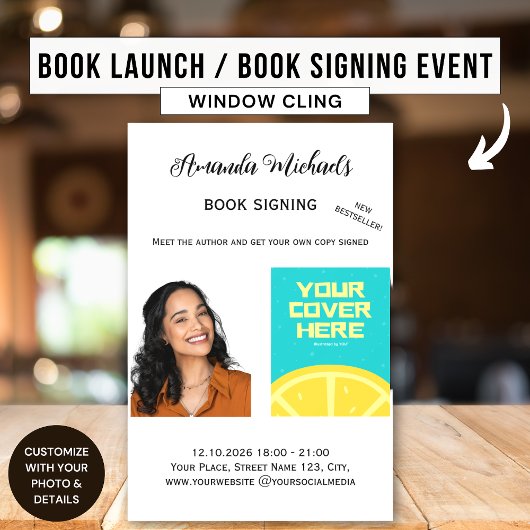 書籍署名作家著者書籍発売ベストセラー ウィンドウサイン