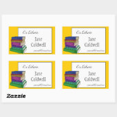 書籍蔵書票またはEx Librisシール 長方形シール (シート)