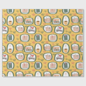 書籍読包装紙 ラッピングペーパー (フラット)