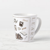 書籍読教育くつろぎ カフェラテマグ (右アングル)