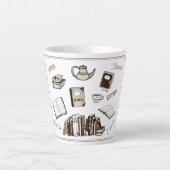 書籍読教育くつろぎ カフェラテマグ (正面)