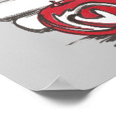 書籍+アップルのポスター |カスタマイズ可能 ポスター (角)