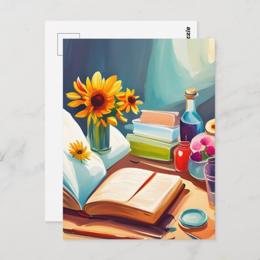 書籍、ポストクロッシング用はがき ポストカード (正面/裏面)