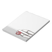 書籍+リンゴ |カスタマイズ可能なメモ帳 ノートパッド (回転)