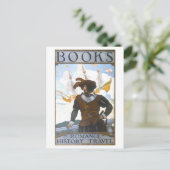 書籍：ロマンス、歴史、旅行ヴィンテージ ポストカード (スタンド正面)