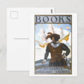 書籍：ロマンス、歴史、旅行ヴィンテージ ポストカード (正面/裏面)