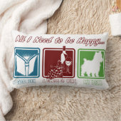 書籍、ワイン、ヨークシャーテリア ランバークッション (ブランケット)