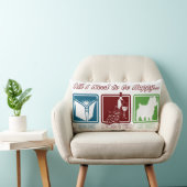 書籍、ワイン、ヨークシャーテリア ランバークッション (椅子)