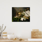 書籍・原稿・スカルポスター ポスター (キッチン)