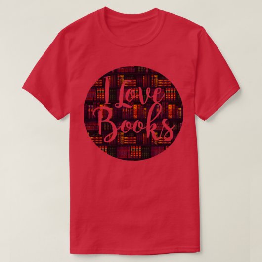書籍 – 図書館 – 書籍 – ブックワーム – 読の – よだれかけ Tシャツ (デザイン正面)