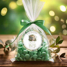 書籍Our Next Chapter Baby Shower Thank You ラウンドシール