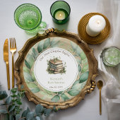 書籍Weの次の章は赤ちゃんシャワーを開始 ペーパープレート