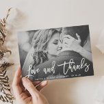 書素朴書結婚の感謝フォトカード サンキューカード<br><div class="desc">書素朴道の結婚感謝の写真カードの背中にクラフト紙プリント。このデザインの高度なカスタマイズについてクリックは、「カスタマイズ」ボタンをクリック。</div>