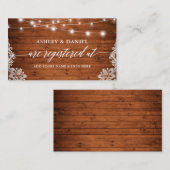 書素朴籍のレ結婚ースカード エンクロージャーカード (正面/裏面)