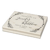 書素朴道リース結婚差出人住所 ラバースタンプ (スタンプ)