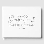 書素朴道写真結婚の ゲストブック (正面)