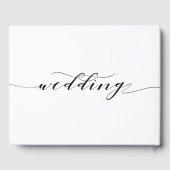 書素朴道結婚のゲストブック ゲストブック (裏面)