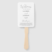 書素朴道結婚式計画 ハンドファン (正面)