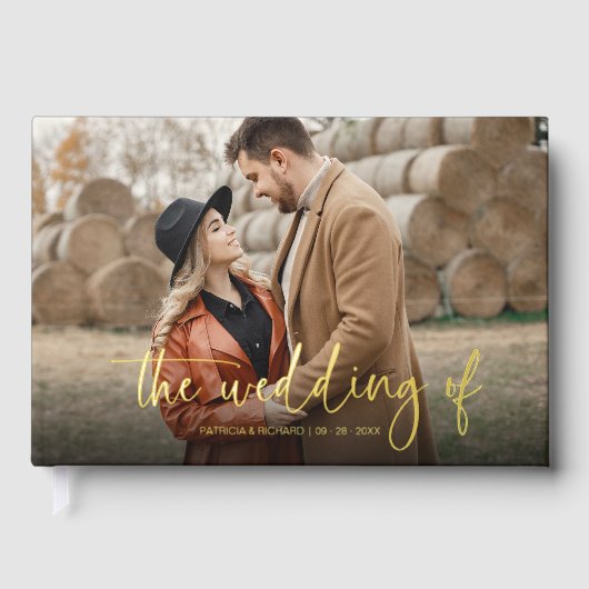 書結婚のモダンの結婚跡 ゲストブック (正面)