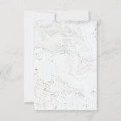 書結婚の返信 | Burgundy Marsala 出欠カード (裏面)