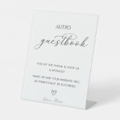 書結婚道の電話案内書 台座サイン (正面)