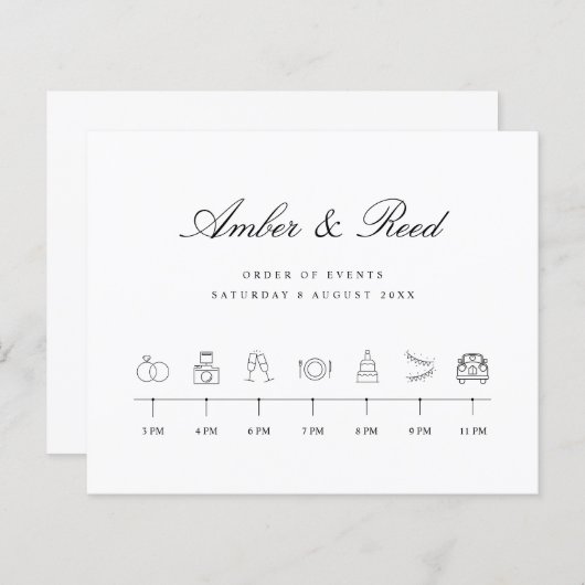 書結婚道イベント予算表 (正面/裏面)