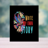 書自分の話 アクリルサイン (ニュートラル)