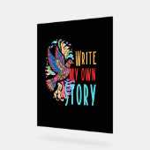 書自分の話 アクリルサイン (傾斜)