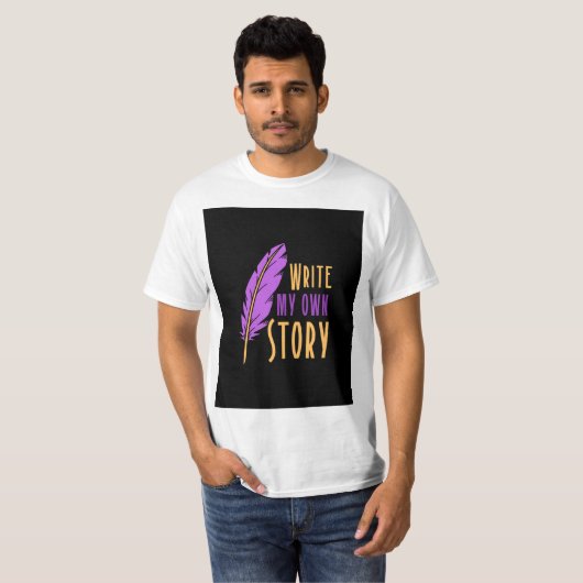 -書自分の話 Tシャツ (正面フル)