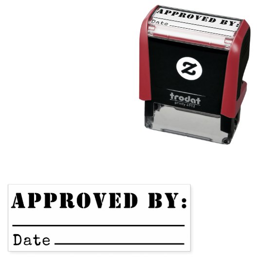 書記の署名名で承認 セルフインキングスタンプ (インサイチュ)