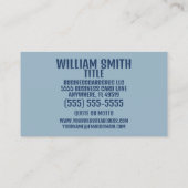 書記モダン 名刺 (裏面)