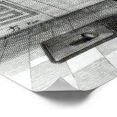 書記中国の者 ポスター (角)