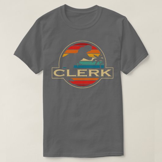 書記恐竜 Tシャツ (デザイン正面)