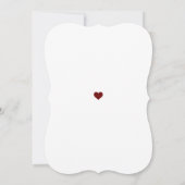 書記日付の結婚婚約カード (裏面)