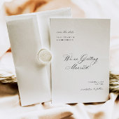 書記日付の結婚発表を保存 招待状