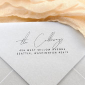 書記署名のスクリプト差出人住所 セルフインキングスタンプ