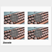 書話 長方形シール (シート)