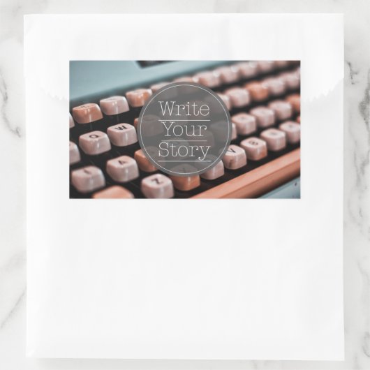 書話 長方形シール (バッグ)