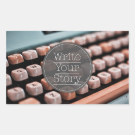 書話 長方形シール