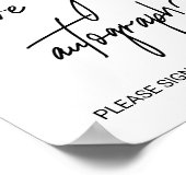 書道お洒落サイン ポスター (角)