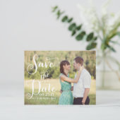 書道お洒落写真日付はがきを保存 案内ポストカード (スタンド正面)