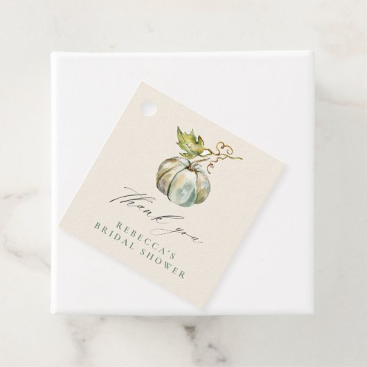 書道かぼちゃブライダルシャワーありがとう フェイバータグ (インサイチュ)