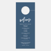 書道がネイビーブルーの邪魔をしな結婚い ドアノブサイン (裏面)