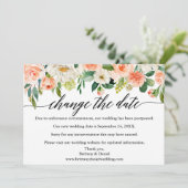 書道が日付を変更するサンゴフローラカード セーブザデート (スタンド正面)