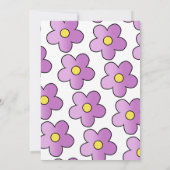 書道とエレガントなウェディングモダン招待状 招待状 (裏面)