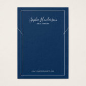 書道とカスタムカラーネックレス表示カード (正面)