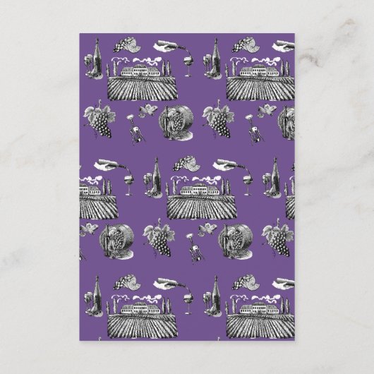 書道とワインの結婚アドバイスカード エンクロージャーカード (裏面)