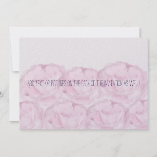 書道と芍薬のお祝いにぜひご一緒ください 招待状 (裏面)