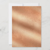 書道と銅エッジラグジュアリー秋の結婚式 招待状 (裏面)